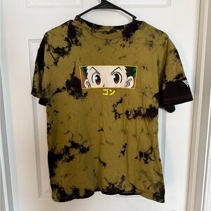 Hypland X Hunter x Hunter Graphic Tee - Olive and Black